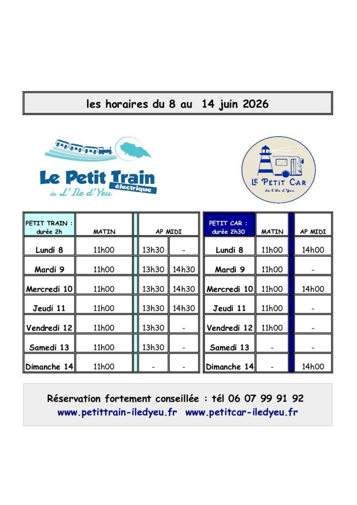 Planning hebdomadaire